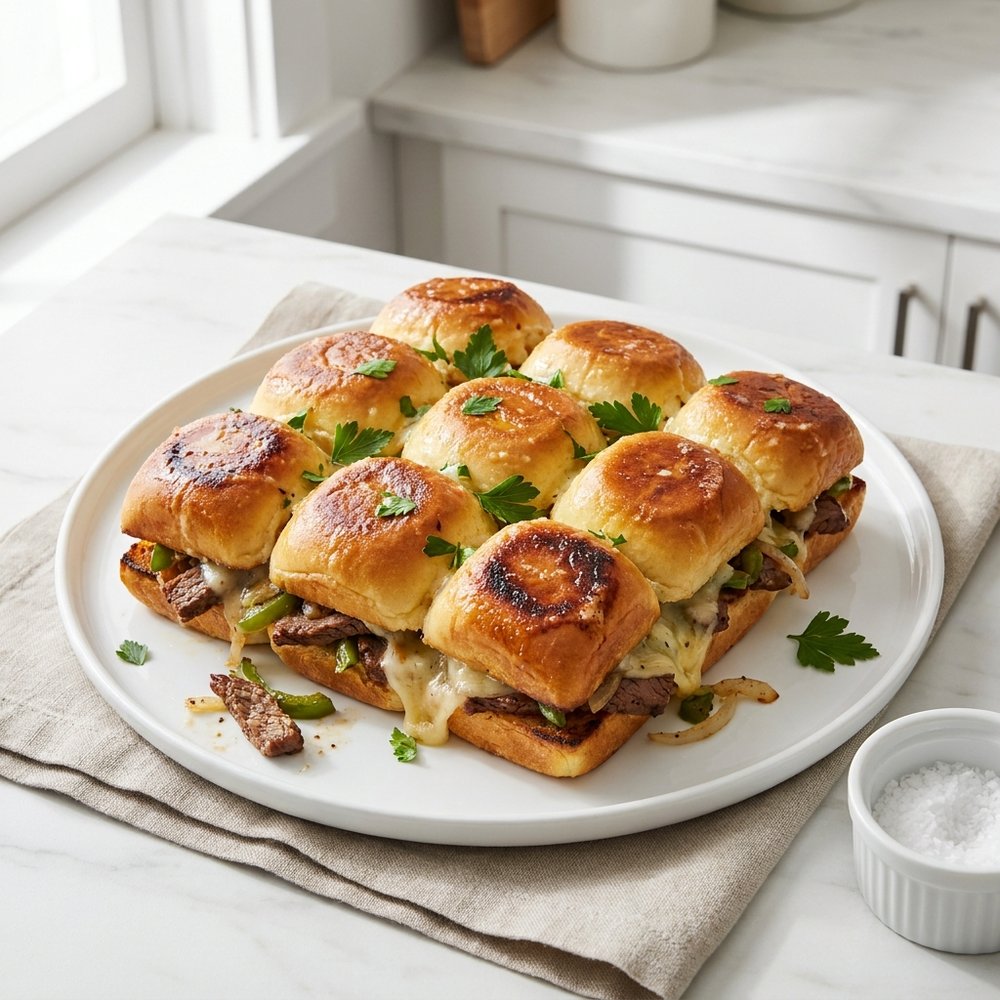 Philly Cheese Steak Sliders