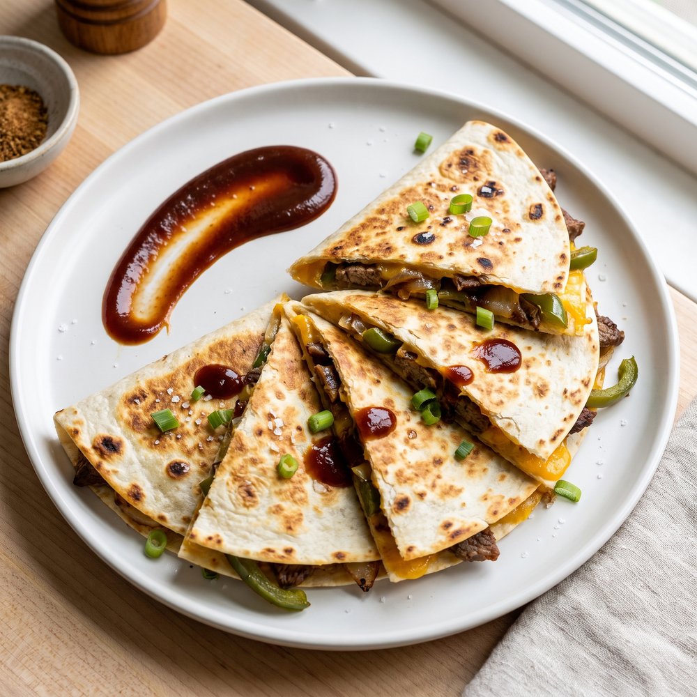Philly Cheesesteak Quesadillas