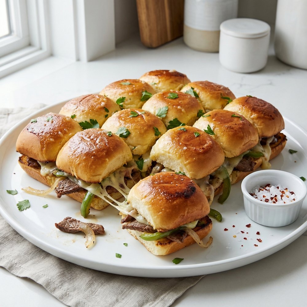 Philly Cheese Steak Sliders