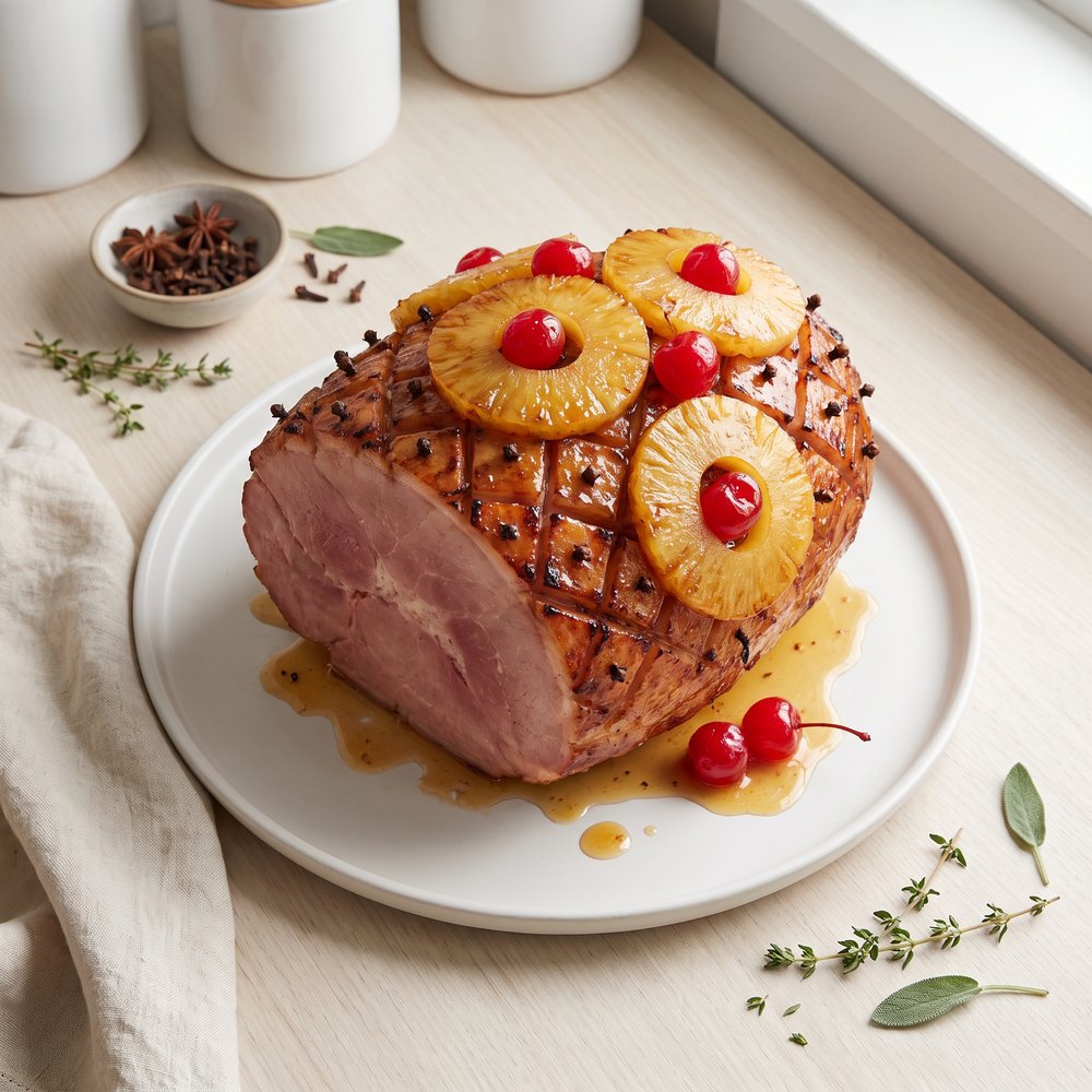 Pineapple-Glazed Baked Ham