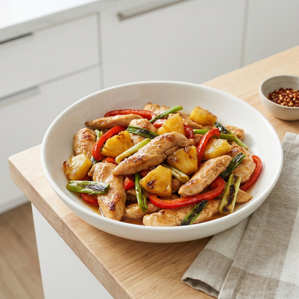 Quick Pineapple Chicken Stir-Fry