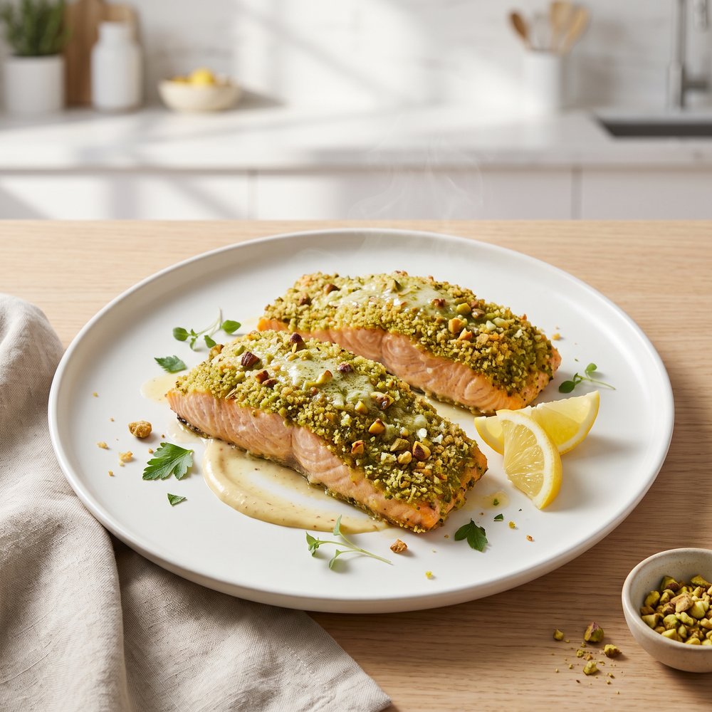 Pistachio-Crusted Salmon