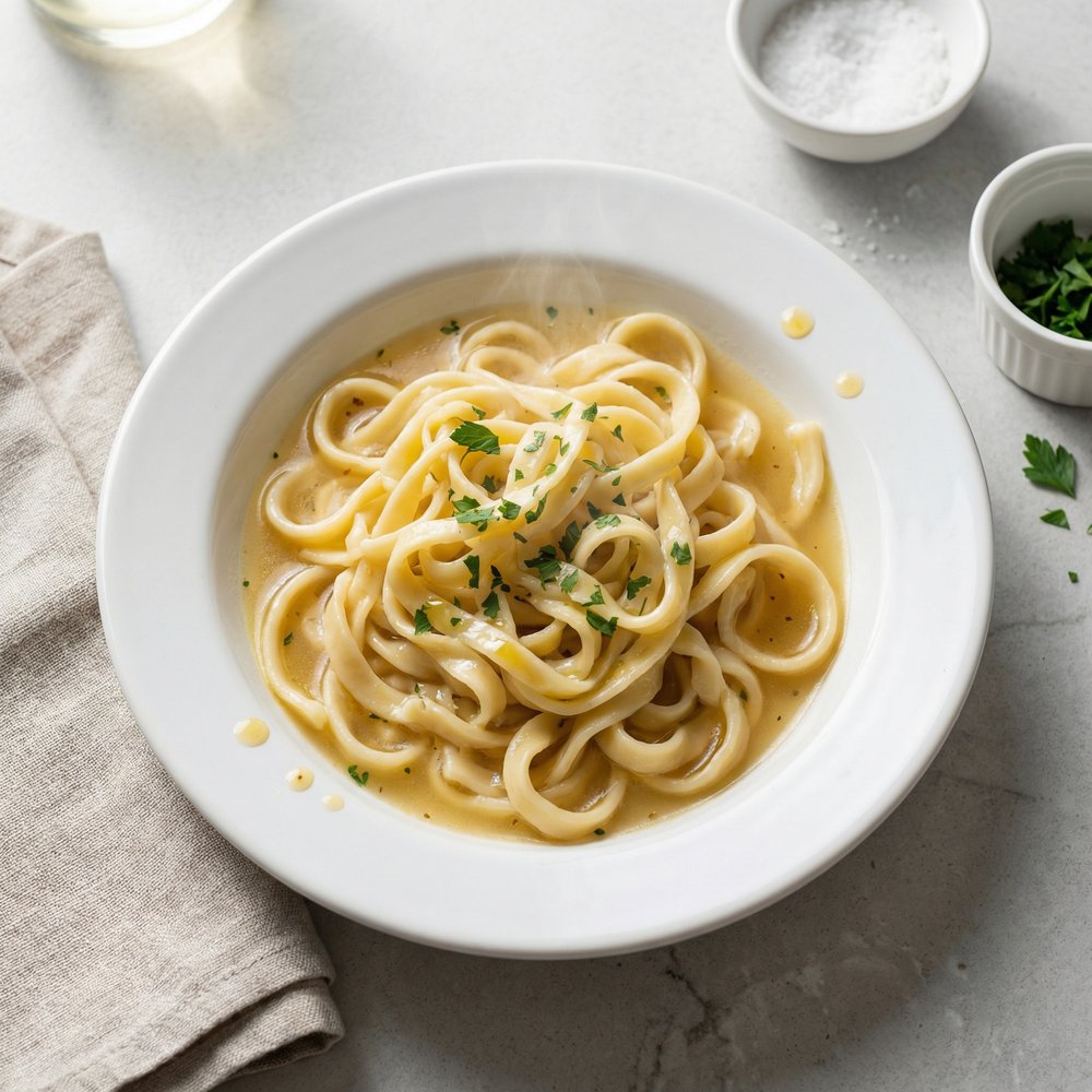 Simple Polish Kluski Noodles in Broth