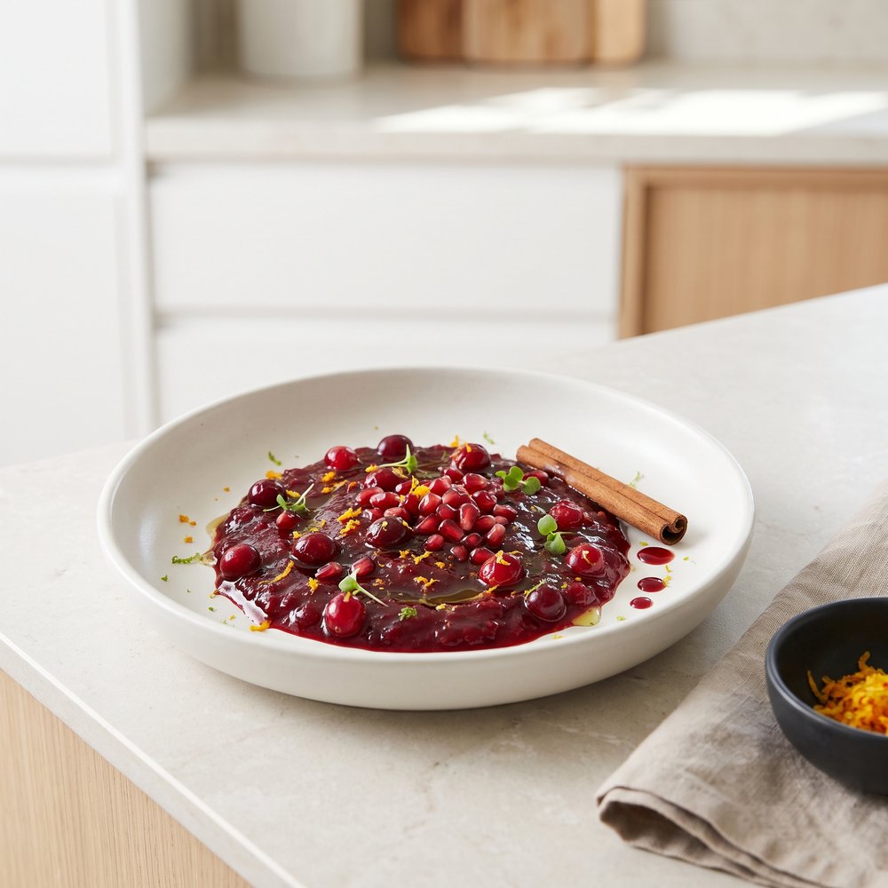 Pomegranate-Studded Cranberry Sauce