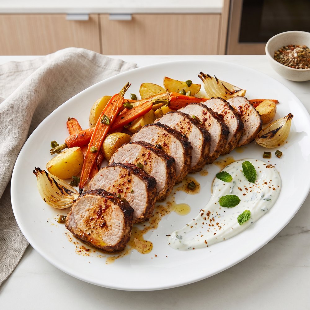 Pork Loin Roast with Moroccan Spice Rub