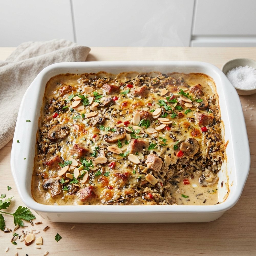 Pork and Wild Rice Casserole
