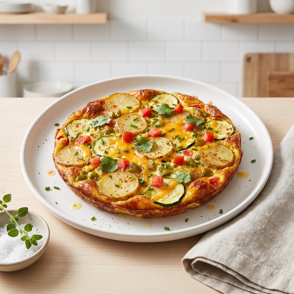 Potato Zucchini Frittata