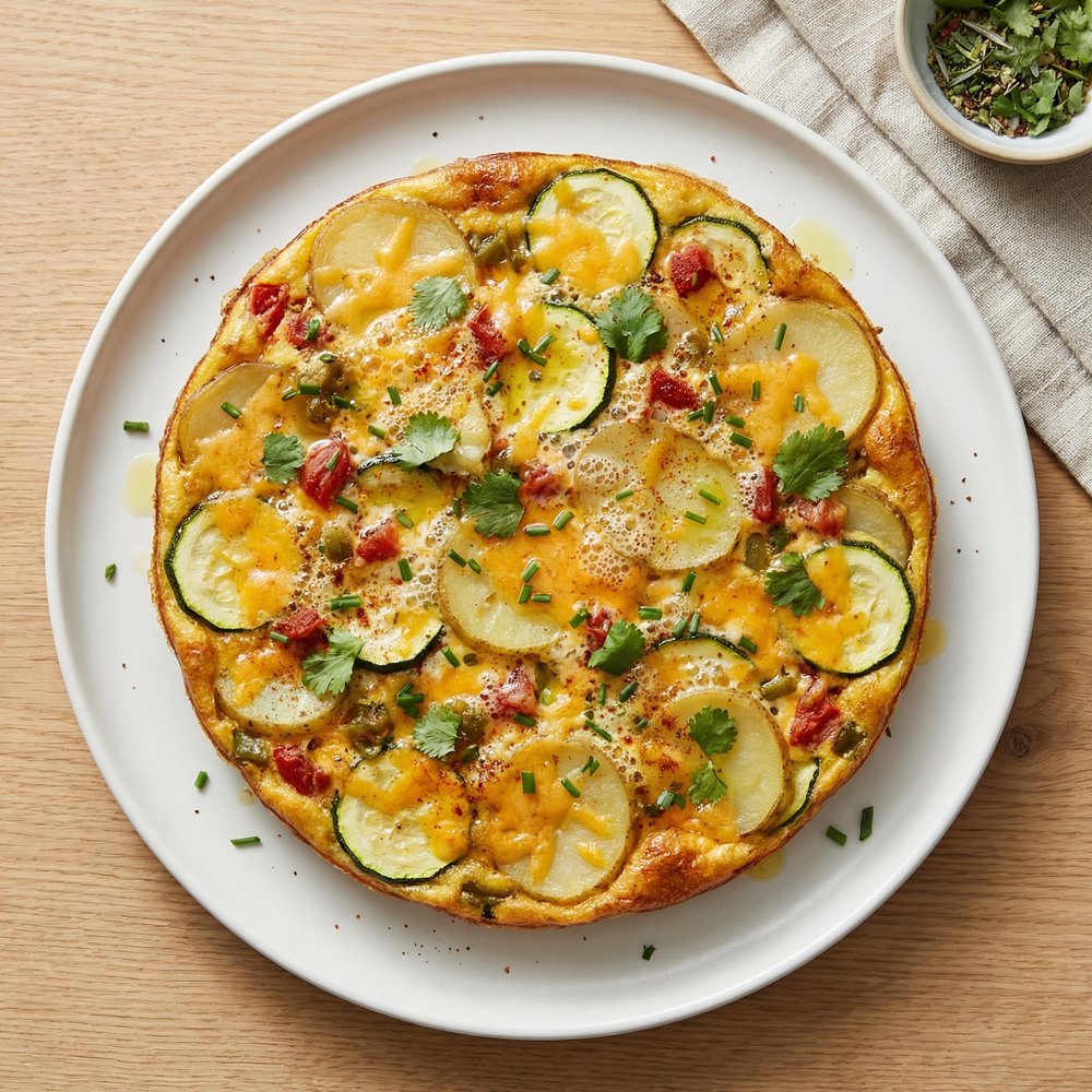 Potato Zucchini Frittata