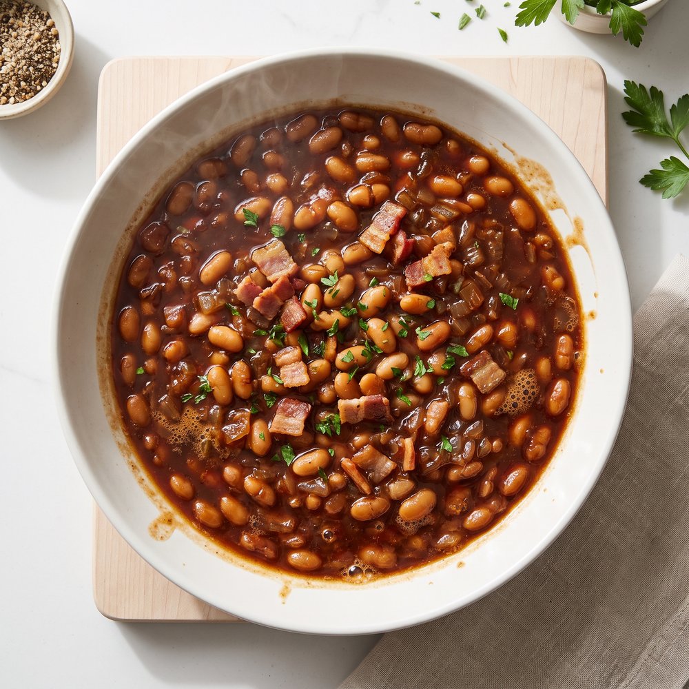 Pressure Cooker Baked Beans