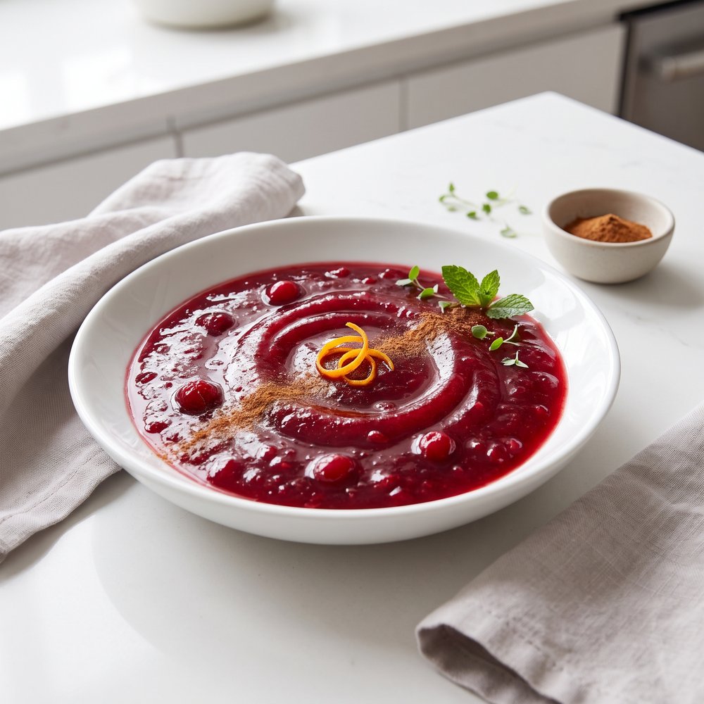 Pressure Cooker Cranberry Sauce with Port