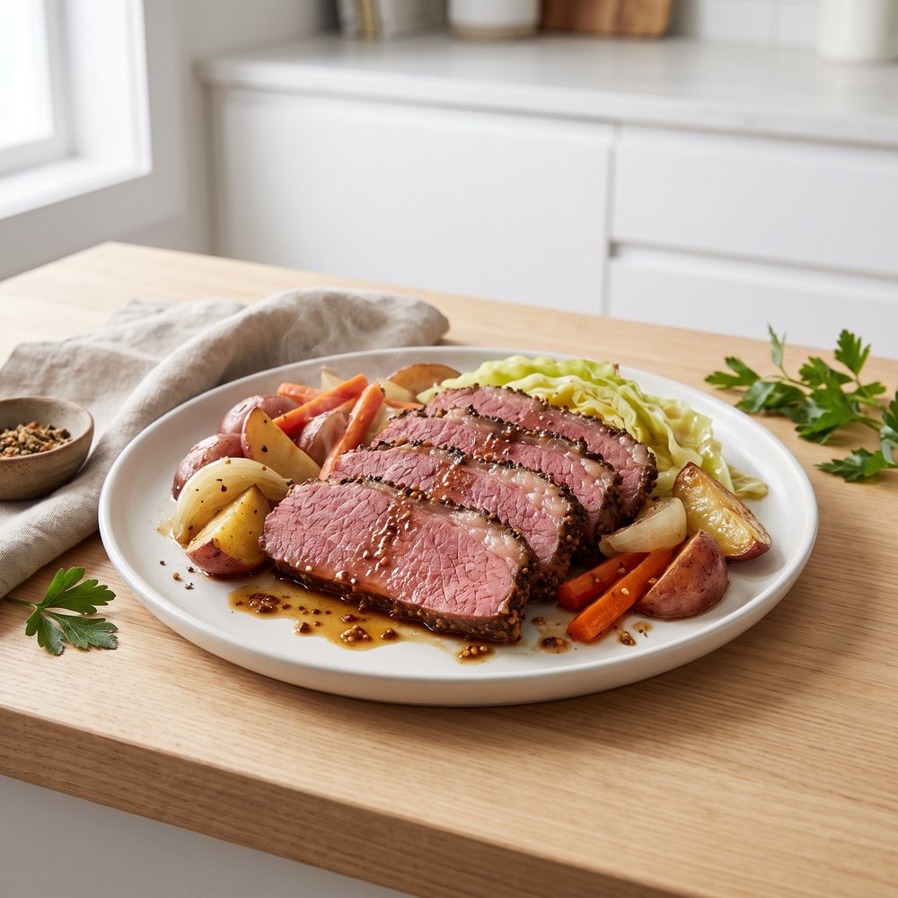 Pressure Cooker Guinness Corned Beef