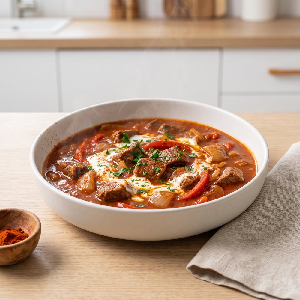 Pressure Cooker Hungarian-Style Goulash