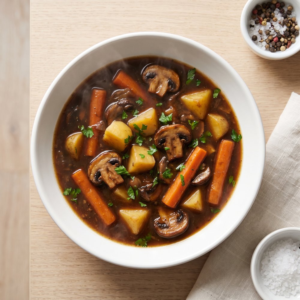 Pressure Cooker Irish Stout Veggie Stew
