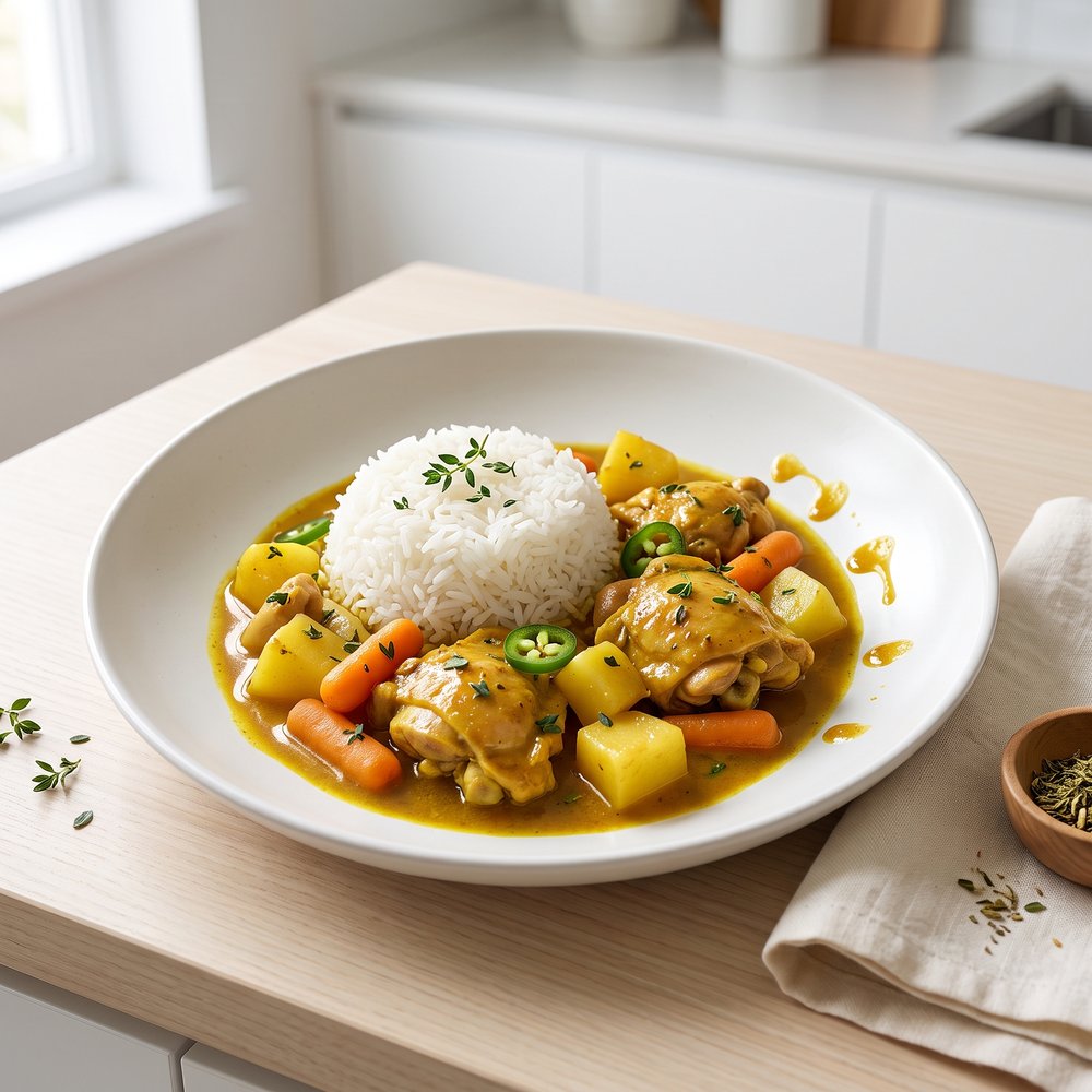 Pressure Cooker Jamaican-Style Chicken Curry