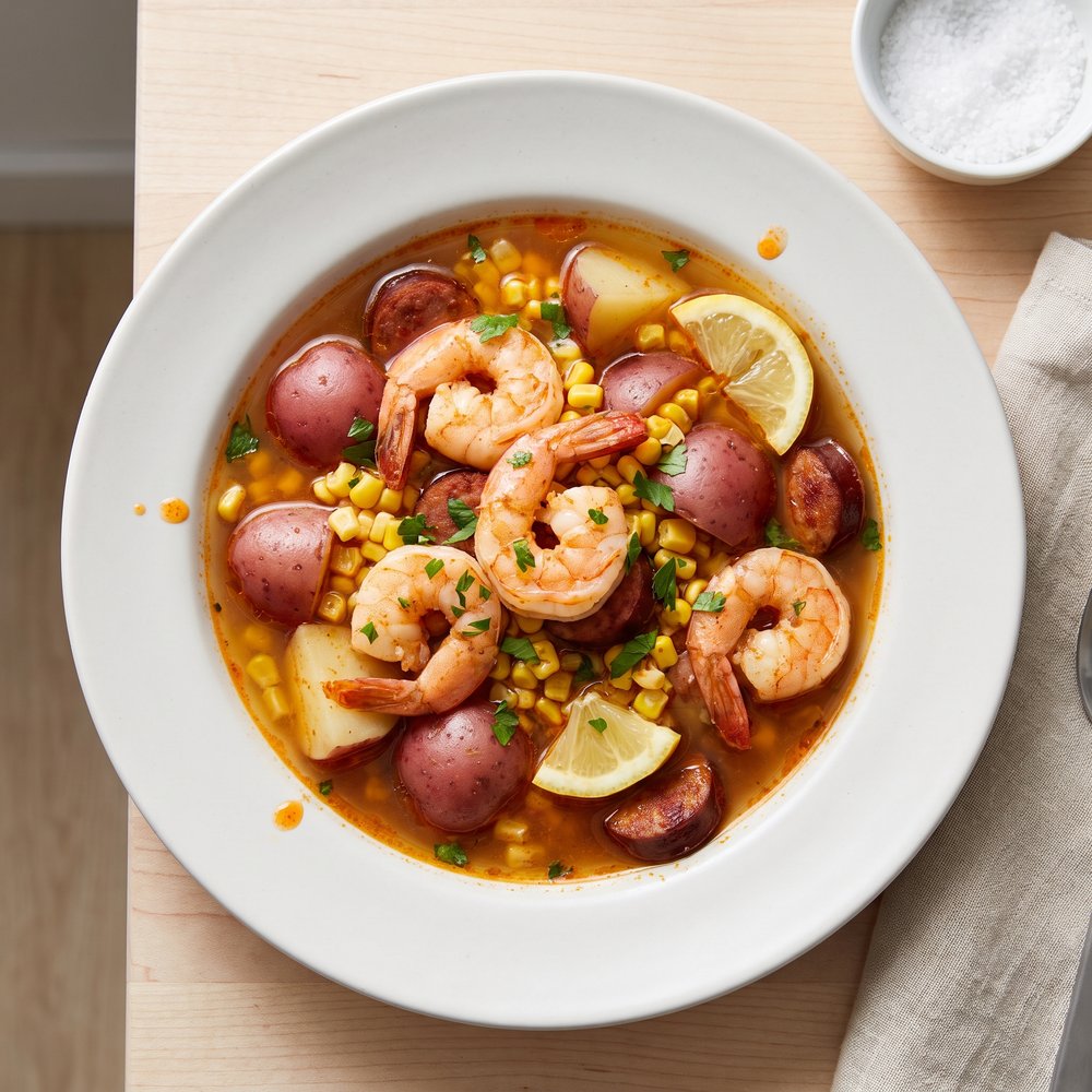 Pressure Cooker Low-Country Shrimp Boil Soup