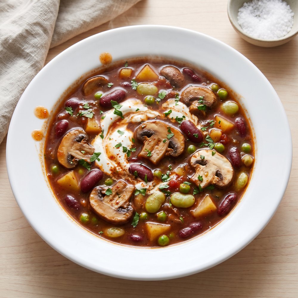 Pressure Cooker Mushroom Stew