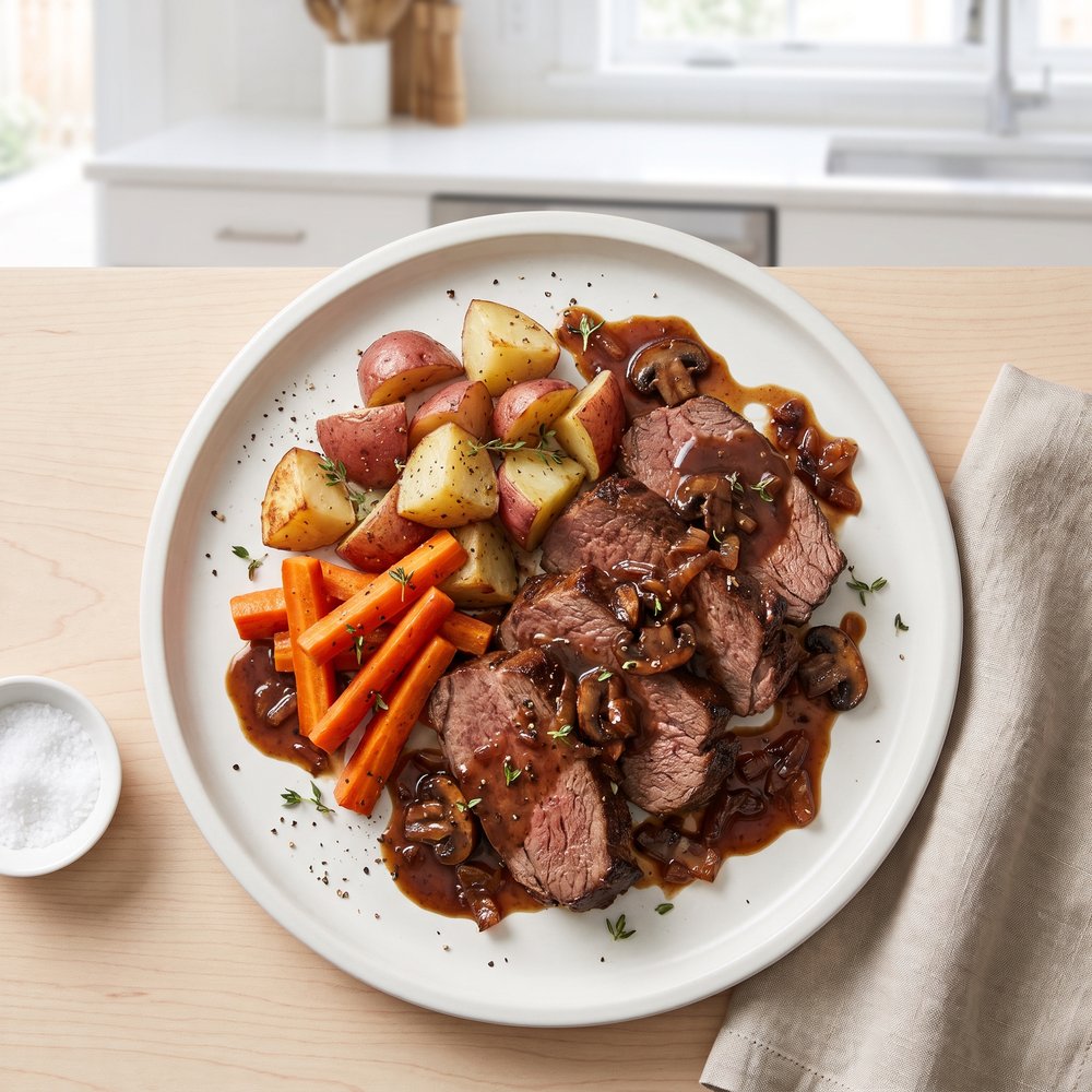 Pressure Cooker Pot Roast with Vegetables