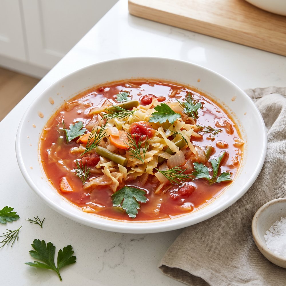 Pressure Cooker Veggie-Packed Cabbage Soup