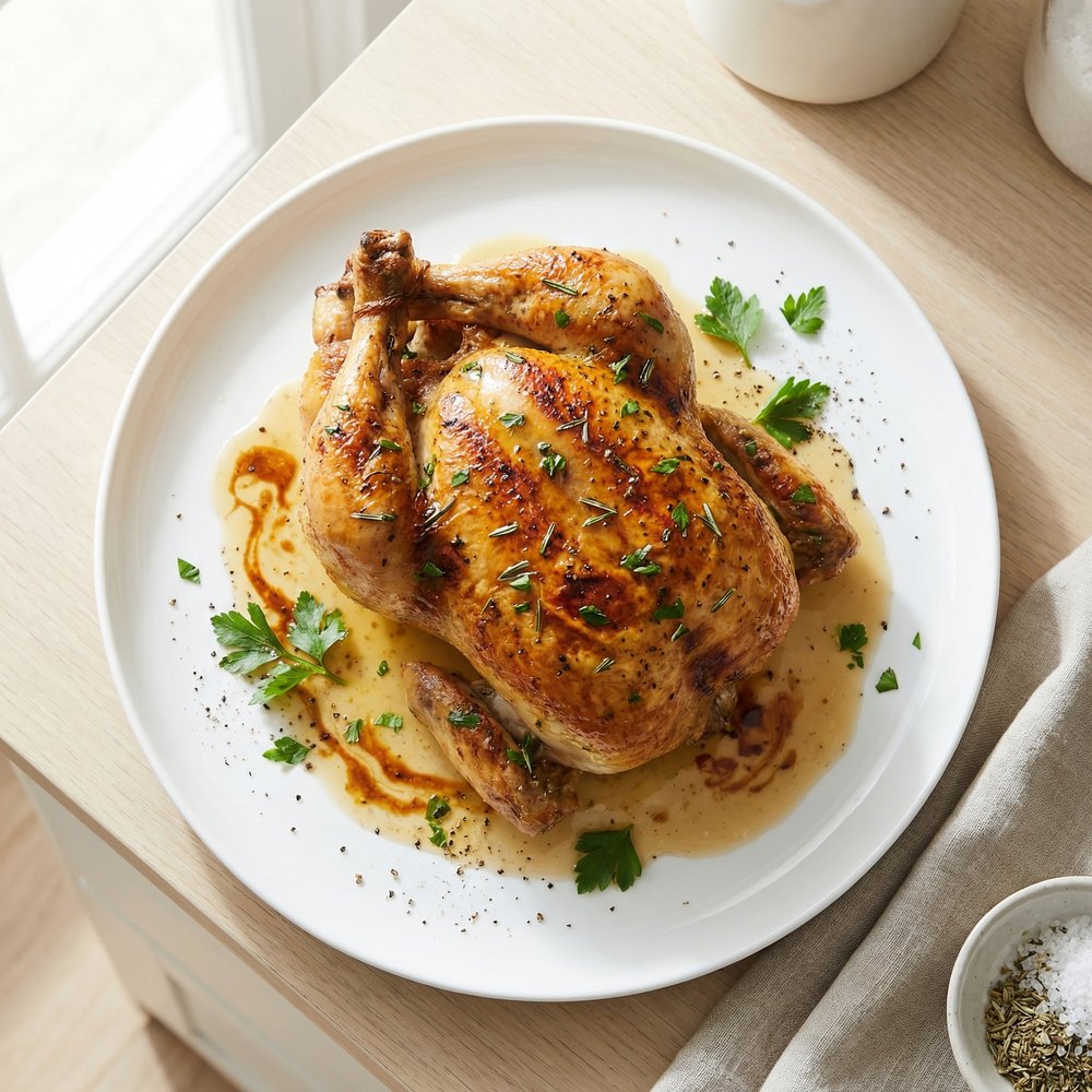 Pressure Cooker Whole Roasted Chicken