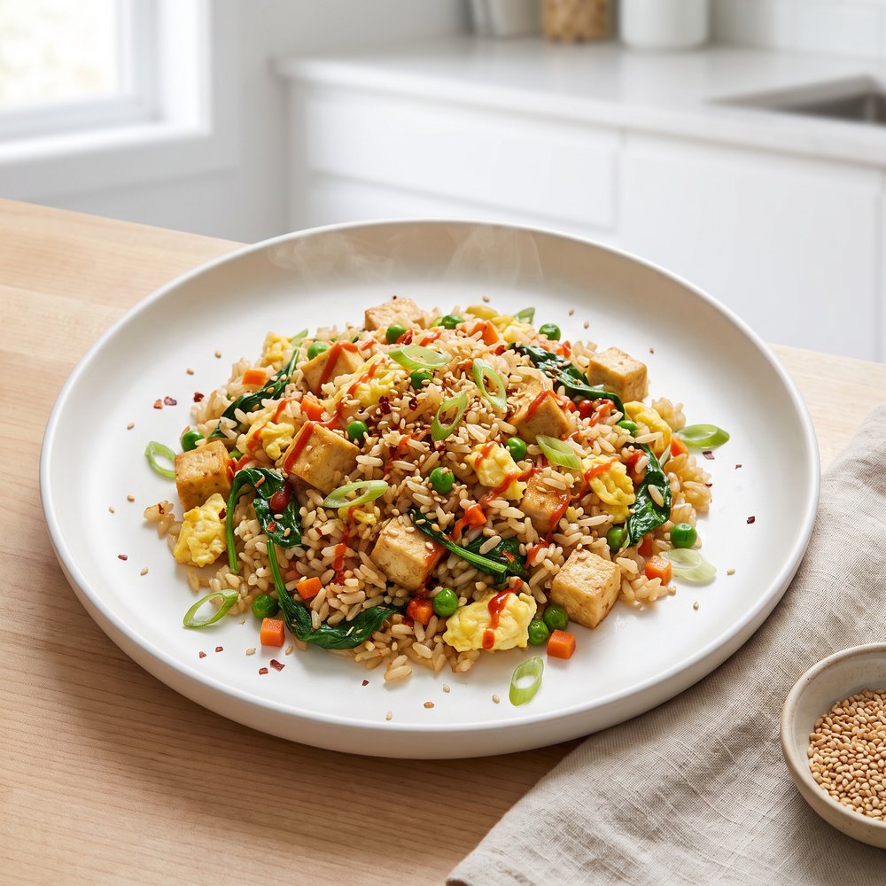 Protein-Packed Vegetarian Fried Rice