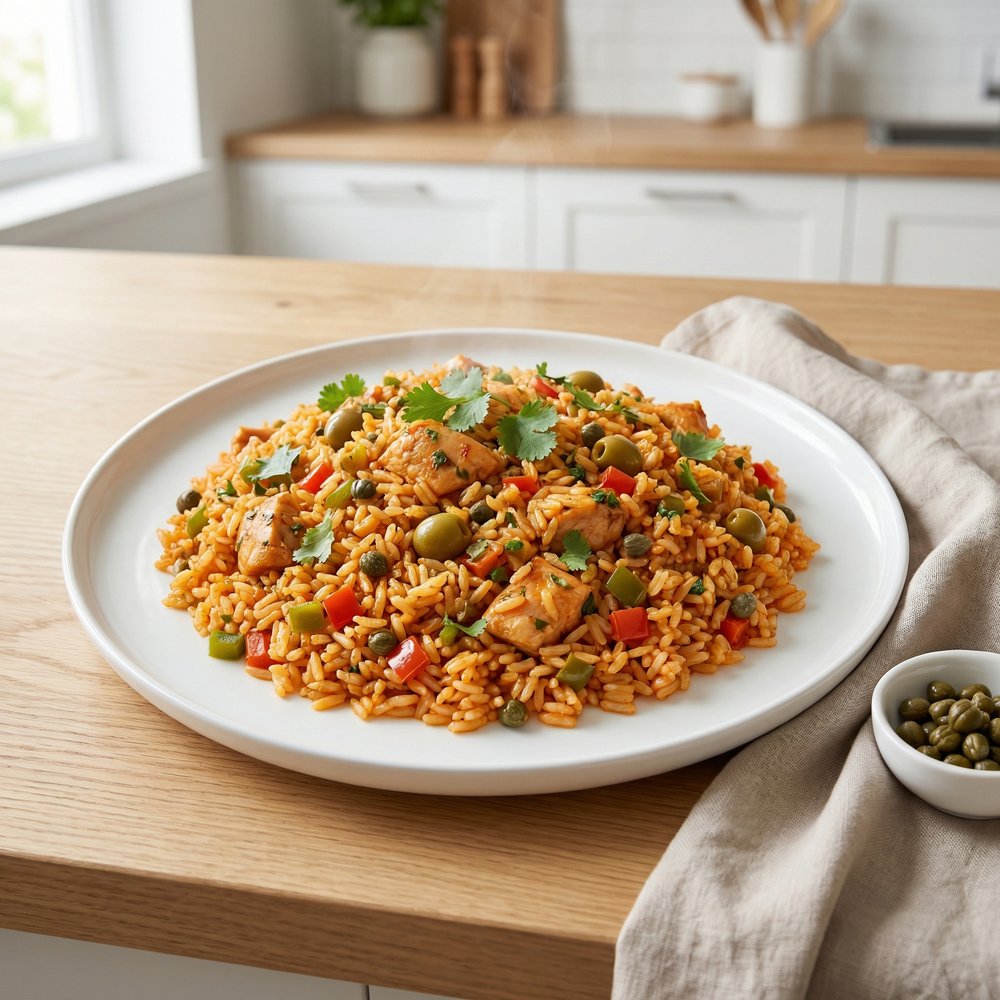 Puerto Rican Chicken and Rice (Arroz con Pollo)