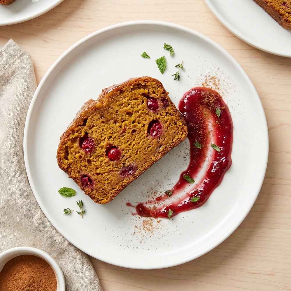 Cranberry Pumpkin Banana Bread