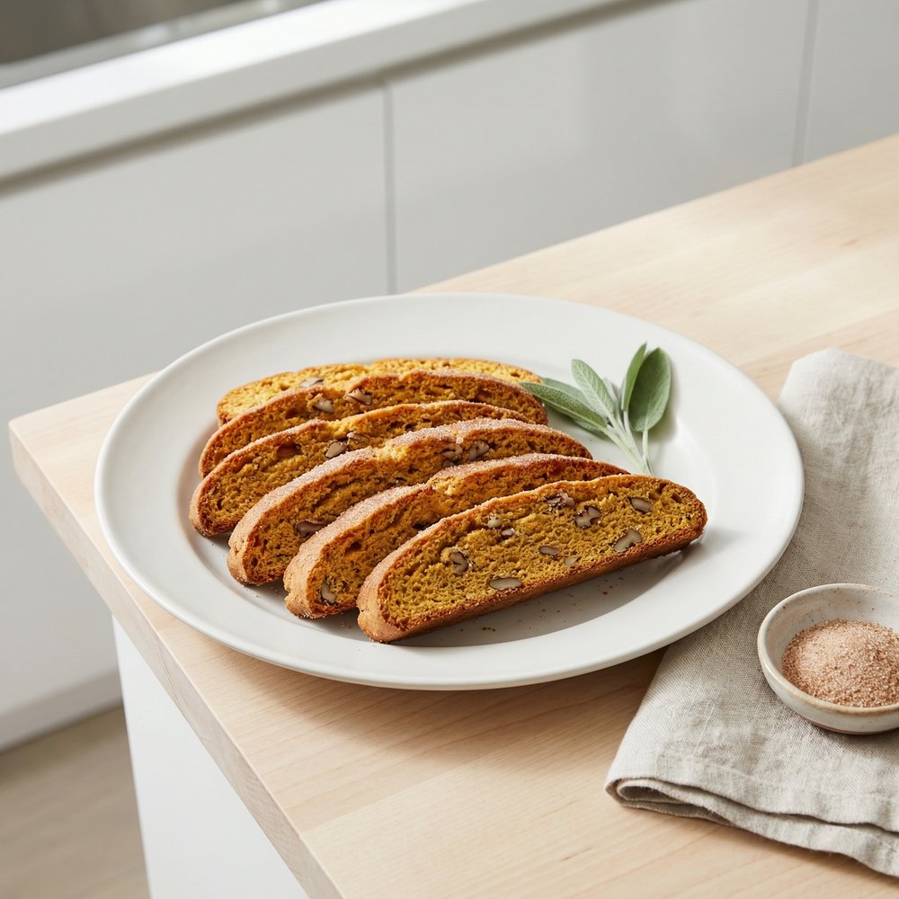 Pumpkin Pecan Biscotti