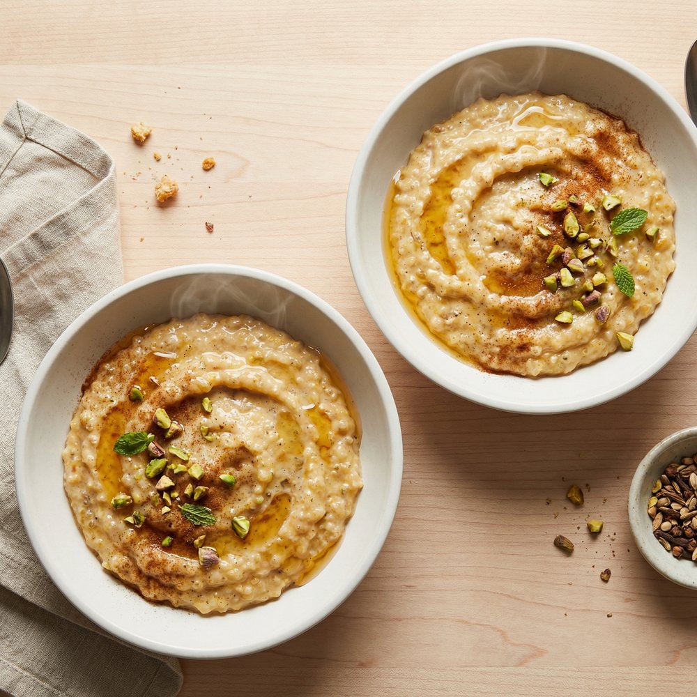 Quinoa and Brown Rice Morning Pudding