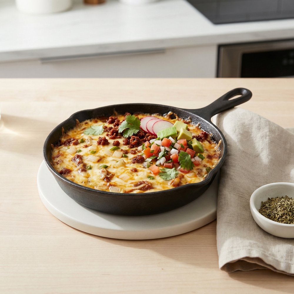 Cheesy Chorizo Queso Melt