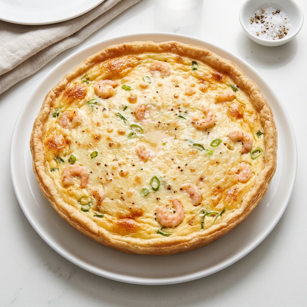 Quiche with Shrimp and Gruyère