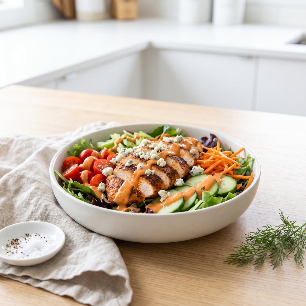 Quick Buffalo Chicken Salad