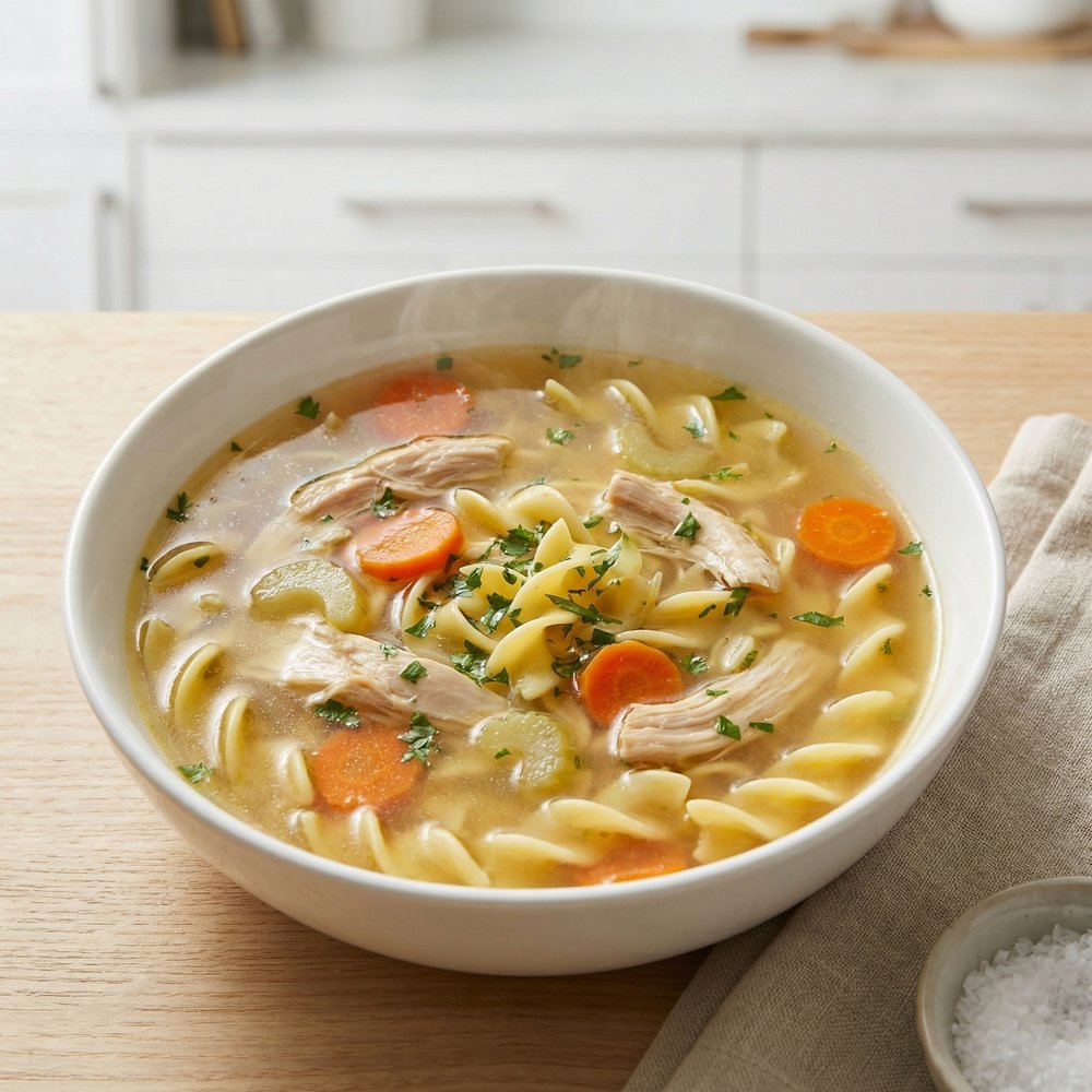 Super Easy Chicken Noodle Soup
