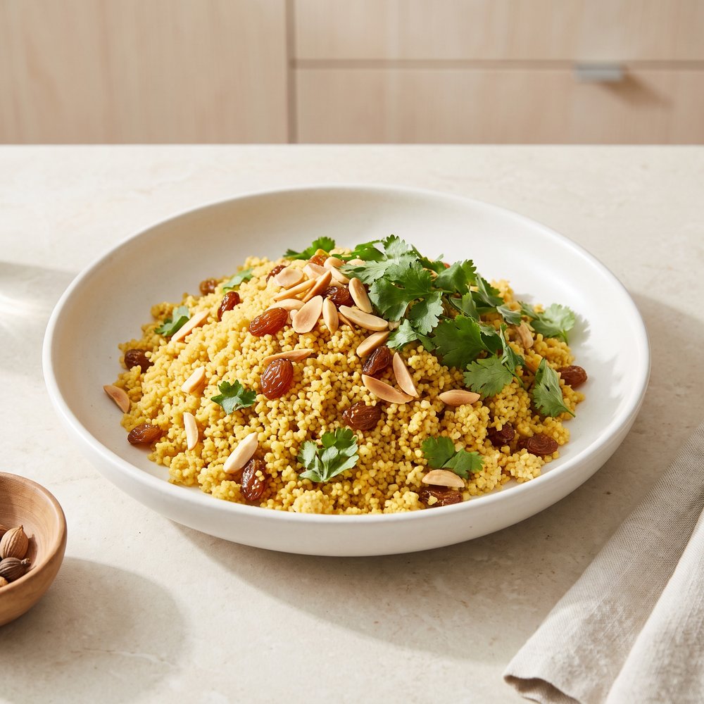 Quick Curried Couscous