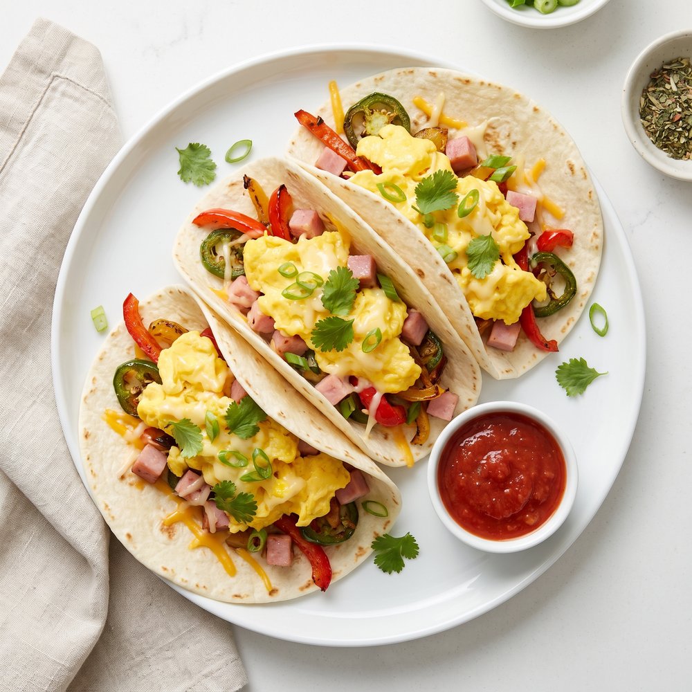 Quick Egg Breakfast Tacos
