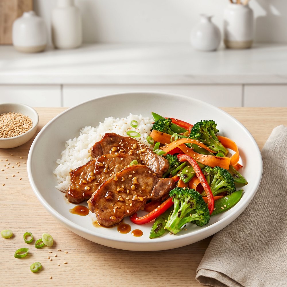 Quick Ginger Pork Stir Fry