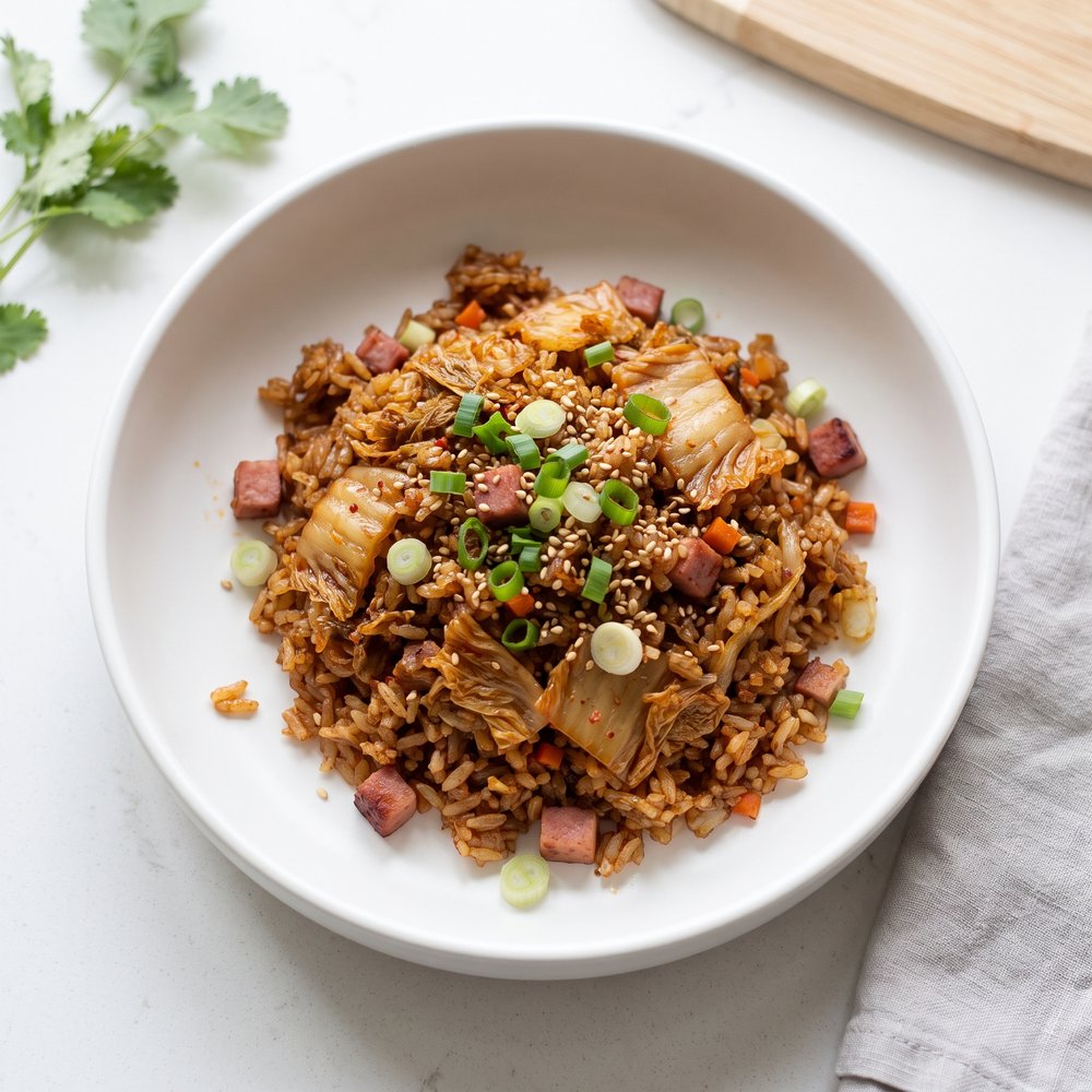 Quick Kimchi Fried Rice