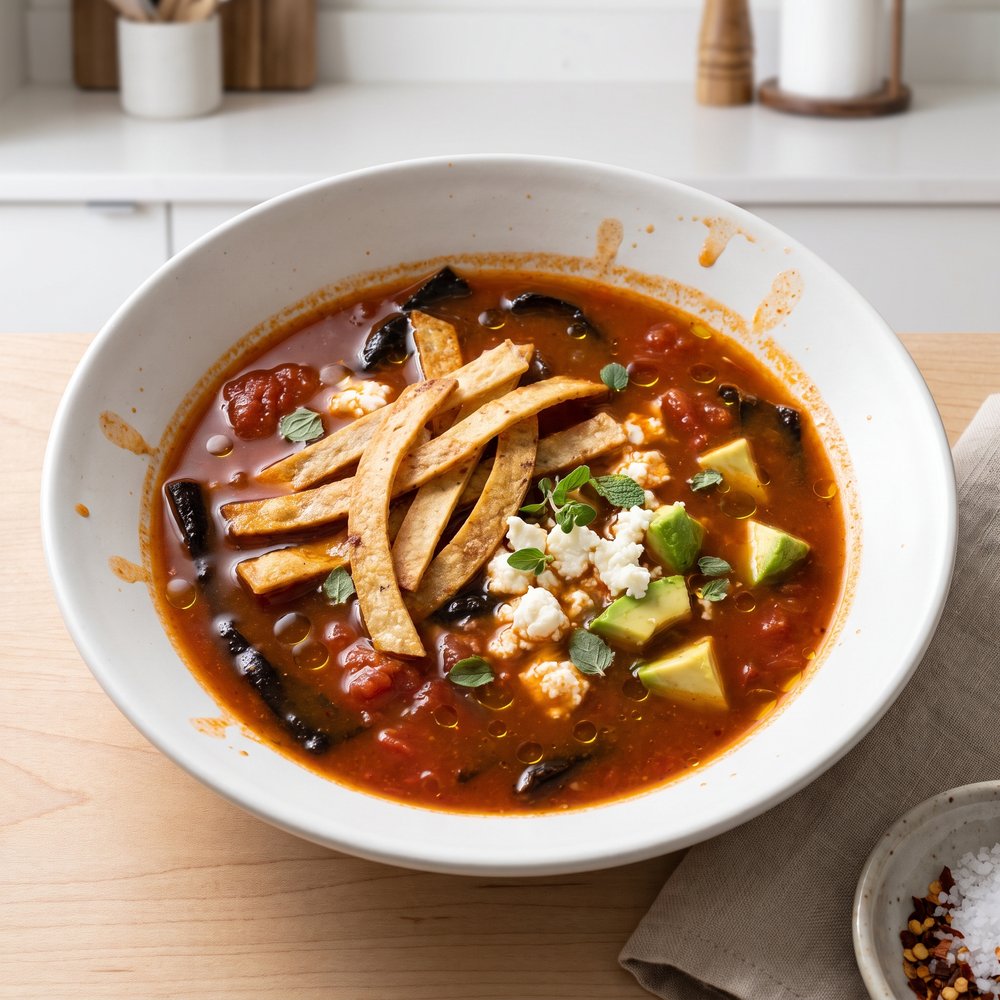 Quick Mexican Tortilla Soup