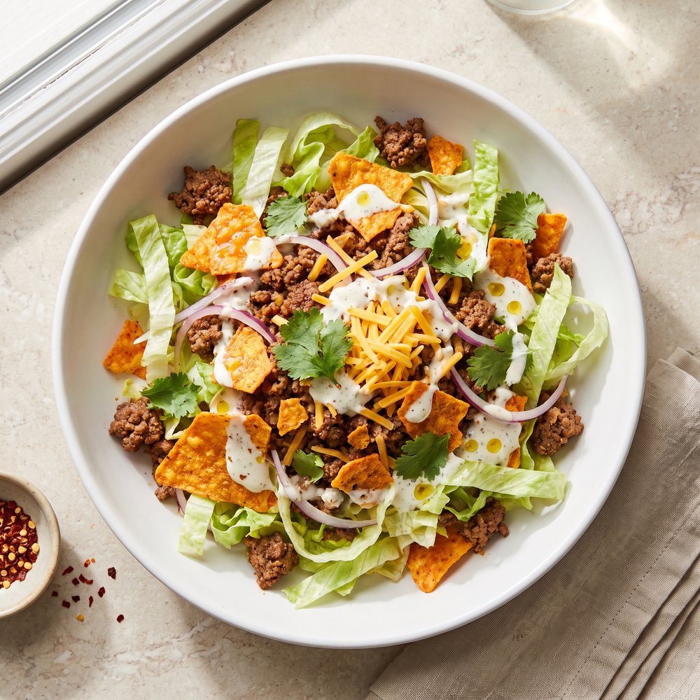 Quick Nacho Doritos Taco Salad