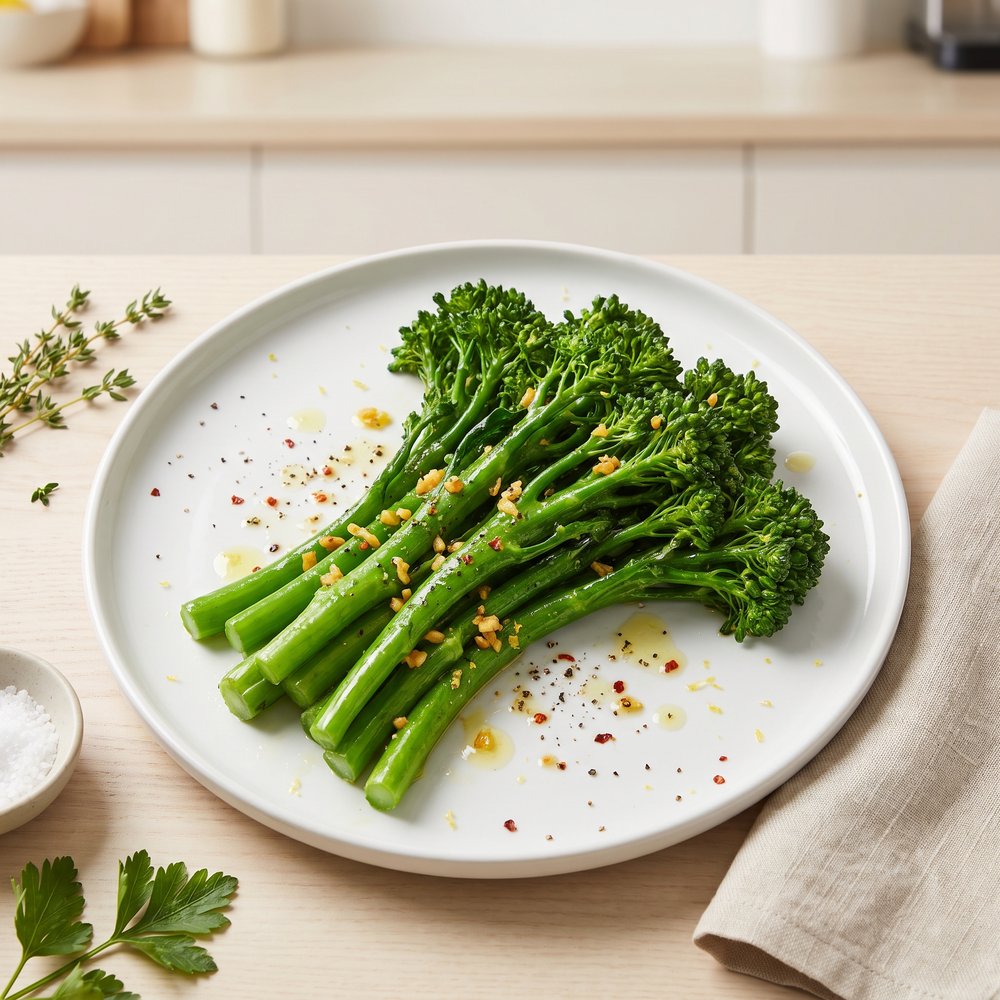 Quick Sautéed Broccolini with Garlic and Lemon