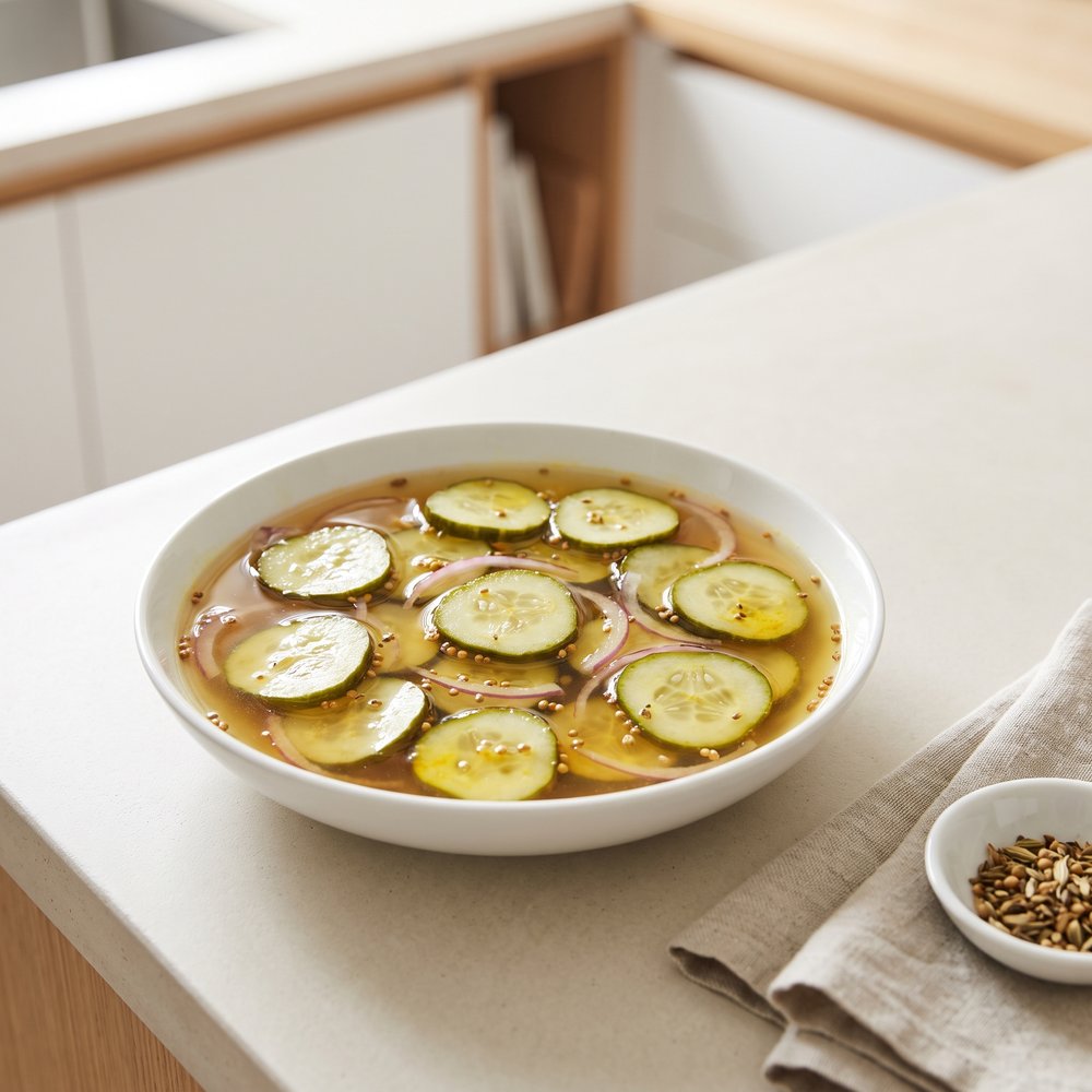 Quick Sweet Fridge Pickles