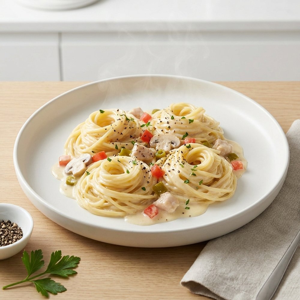 Quick and Easy Chicken Spaghetti