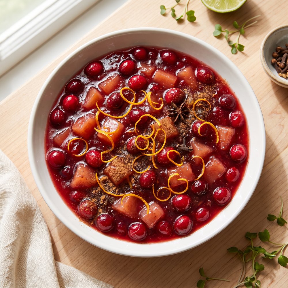 Quince & Cranberry Spiced Chutney