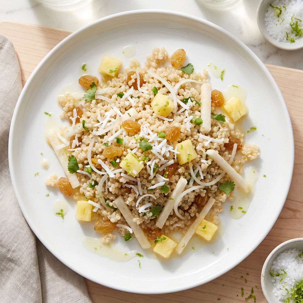 Quinoa Jicama Salad with Lime
