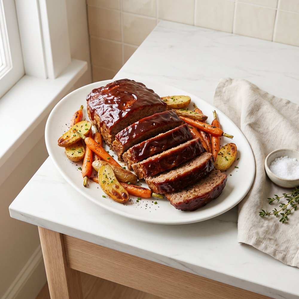 Ranch-Glazed Barbecue Meatloaf