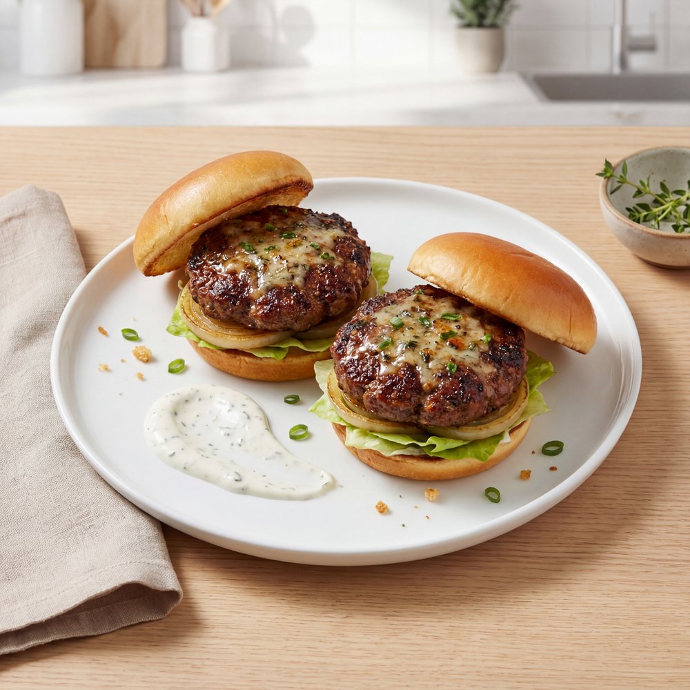 Ranch Burgers from Hidden Valley