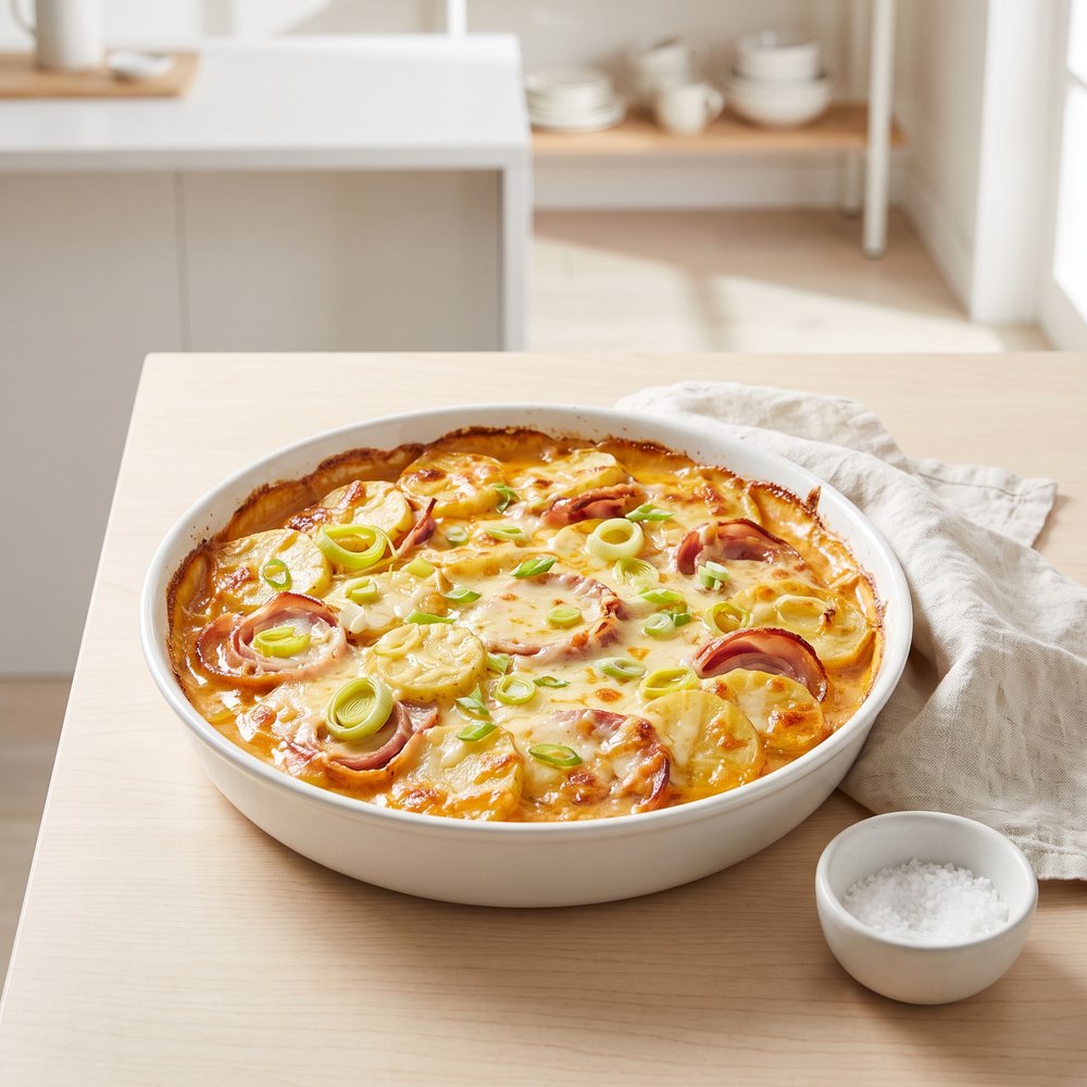 Red Curry Ham Gratin