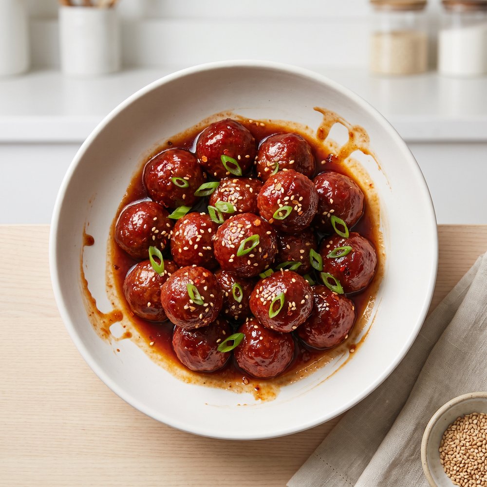 Red Devil Cocktail Meatballs