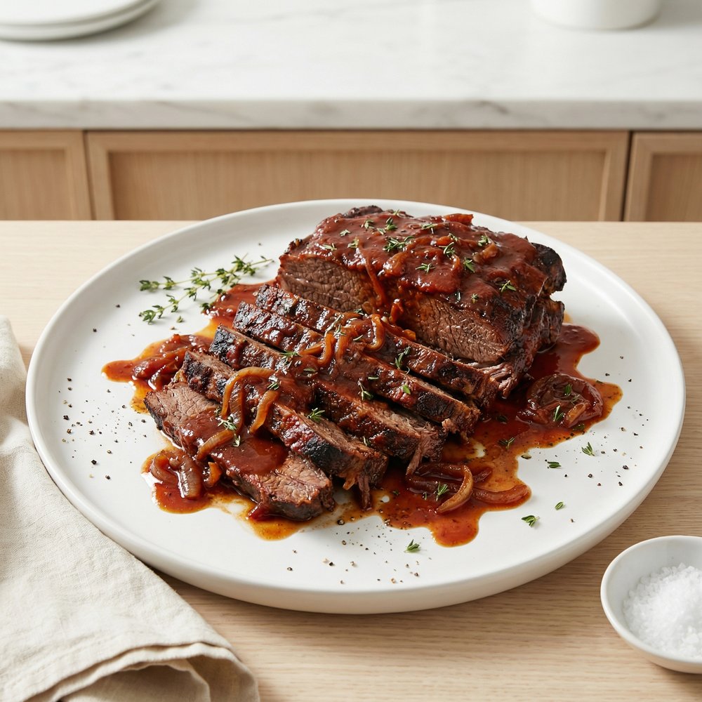 Wine-Braised Beef Brisket