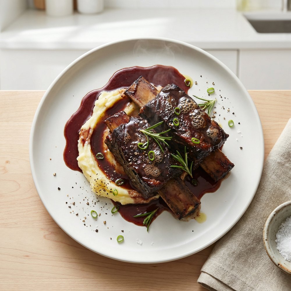 Pressure Cooker Braised Short Ribs