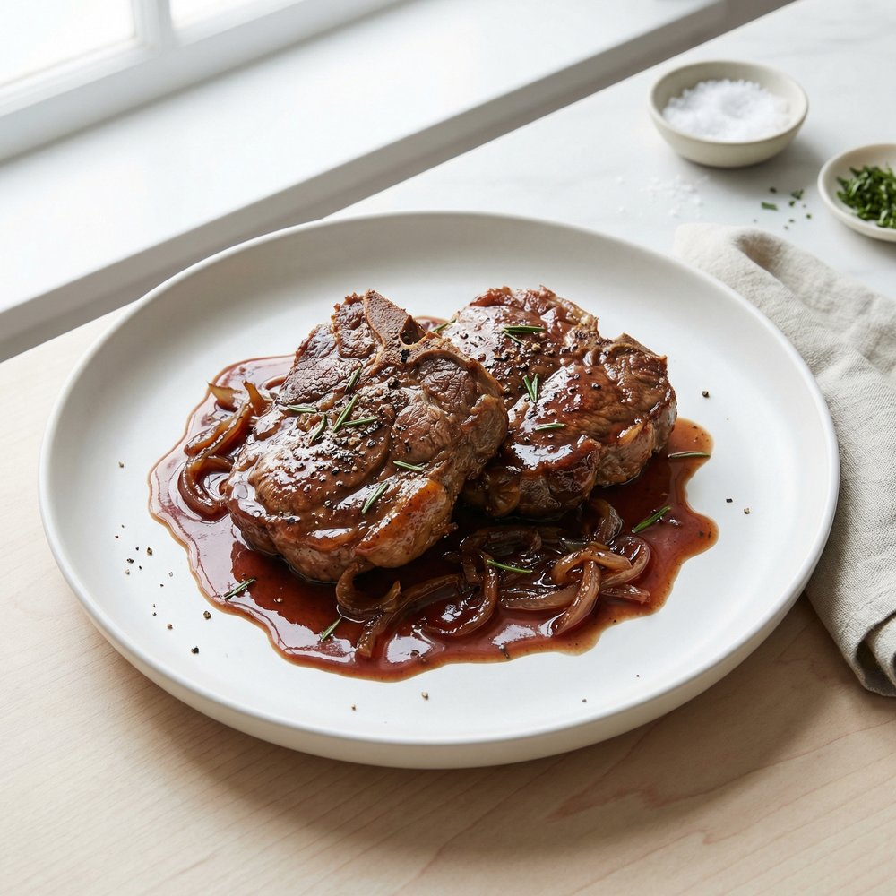 Red Wine–Braised Lamb Shoulder Chops
